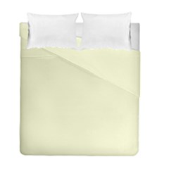 Color Light Goldenrod Yellow Duvet Cover Double Side (full/ Double Size) by Kultjers