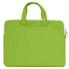 Color Yellow Green Macbook Pro Double Pocket Laptop Bag (large) by Kultjers