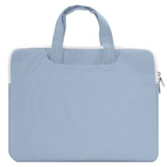 Color Light Steel Blue Macbook Pro Double Pocket Laptop Bag (large) by Kultjers