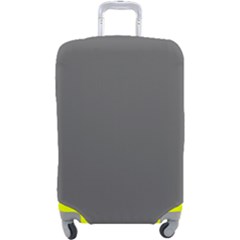 Color Dim Grey Luggage Cover (large) by Kultjers