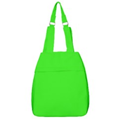 Color Neon Green Center Zip Backpack by Kultjers