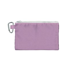 Color Mauve Canvas Cosmetic Bag (small) by Kultjers