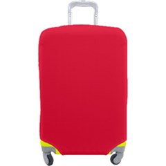 Color Spanish Red Luggage Cover (large) by Kultjers