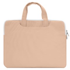 Color Apricot Macbook Pro Double Pocket Laptop Bag (large) by Kultjers