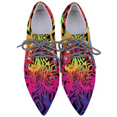 Abstract Jungle Pointed Oxford Shoes by icarusismartdesigns