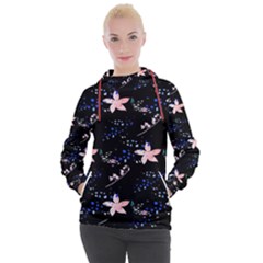 Sparkle Floral Women s Hooded Pullover by Sparkle