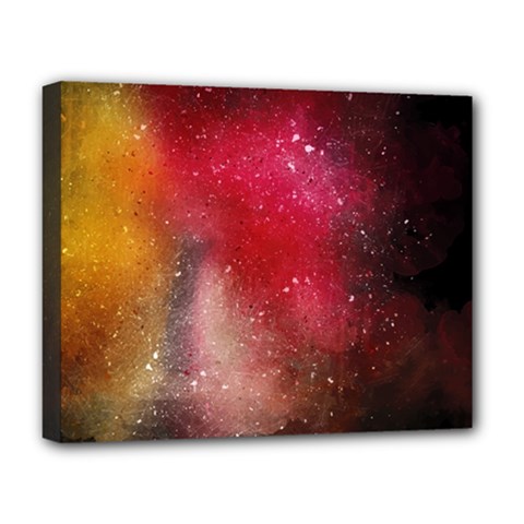 Red And Yellow Drops Deluxe Canvas 20  X 16  (stretched) by goljakoff