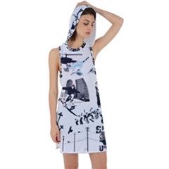 Skaterunderground Racer Back Hoodie Dress by PollyParadise