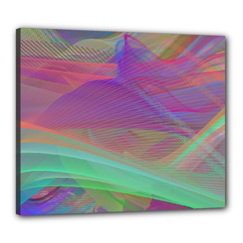 Color Winds Canvas 24  X 20  (stretched) by LW41021