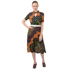 Goghwave Keyhole Neckline Chiffon Dress by LW41021