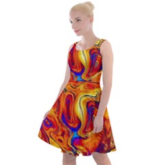Sun & Water Knee Length Skater Dress by LW41021