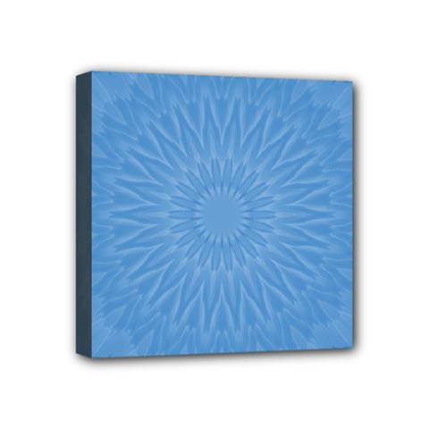 Blue Joy Mini Canvas 4  X 4  (stretched) by LW41021