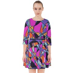 Abstract  Smock Dress by LW41021