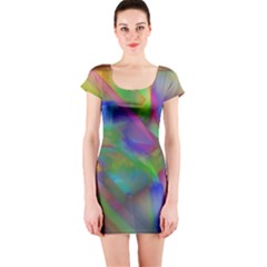Prisma Colors Short Sleeve Bodycon Dress by LW41021