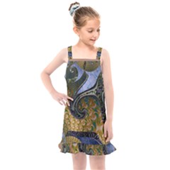 Ancient Seas Kids  Overall Dress by LW323