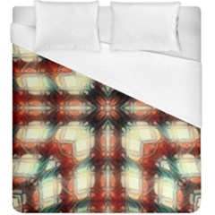 Royal Plaid Duvet Cover (king Size) by LW323