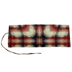 Royal Plaid Roll Up Canvas Pencil Holder (s) by LW323