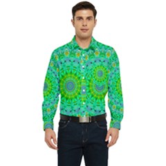 Greenspring Men s Long Sleeve Pocket Shirt  by LW323