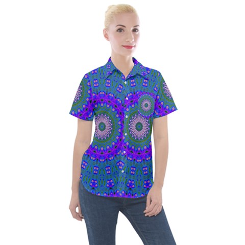 Bluebelle Women s Short Sleeve Pocket Shirt by LW323
