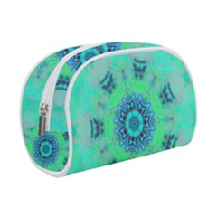 Blue Green  Twist Make Up Case (small) by LW323