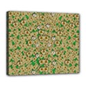 Florals In The Green Season In Perfect  Ornate Calm Harmony Deluxe Canvas 24  x 20  (Stretched) View1
