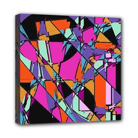 Abstract 2 Mini Canvas 8  X 8  (stretched) by LW323