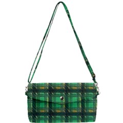 Green Clover Removable Strap Clutch Bag by LW323