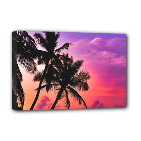 Ocean Paradise Deluxe Canvas 18  X 12  (stretched) by LW323