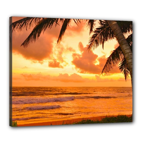 Sunset Beauty Canvas 24  X 20  (stretched) by LW323