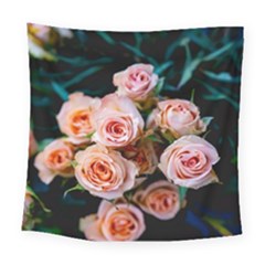 Sweet Roses Square Tapestry (large) by LW323