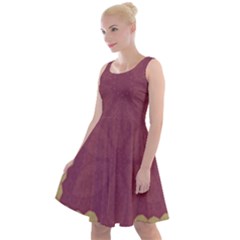 Misty Rose Knee Length Skater Dress by LW323