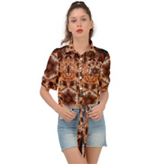 Majesty Tie Front Shirt  by LW323