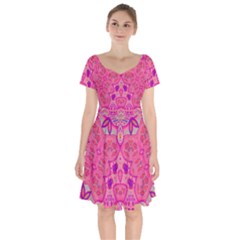 Pinkstar Short Sleeve Bardot Dress by LW323