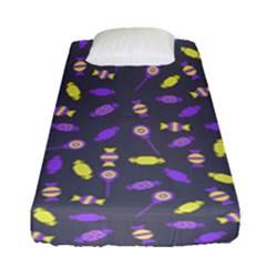 Candy Fitted Sheet (single Size) by UniqueThings