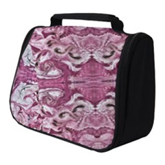 Rosa Antico Repeats Full Print Travel Pouch (small) by kaleidomarblingart