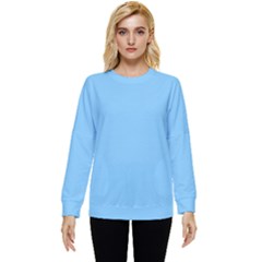 Color Light Sky Blue Two Sleeve Tee With Pocket by Kultjers