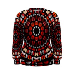 Kaleid Geometric Metal Color Women s Sweatshirt by byali