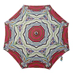 Bohemian Colorful Pattern B Hook Handle Umbrellas (medium) by gloriasanchez