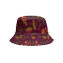 Folk floral art pattern. Flowers abstract surface design. Seamless pattern Inside Out Bucket Hat (Kids) View1