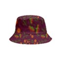 Folk floral art pattern. Flowers abstract surface design. Seamless pattern Inside Out Bucket Hat (Kids) View5