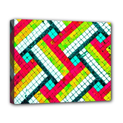 Pop Art Mosaic Deluxe Canvas 20  X 16  (stretched) by essentialimage365
