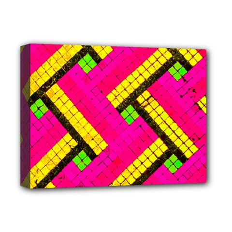 Pop Art Mosaic Deluxe Canvas 16  X 12  (stretched)  by essentialimage365