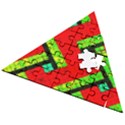 Pop Art Mosaic Wooden Puzzle Triangle View2