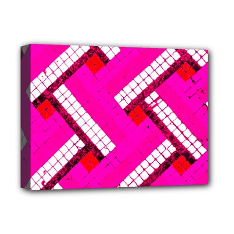 Pop Art Mosaic Deluxe Canvas 16  X 12  (stretched)  by essentialimage365