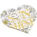 Be The Sunshine Wooden Puzzle Heart View3