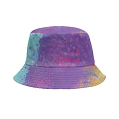 Multicolor Pastel Love Inside Out Bucket Hat by designsbymallika