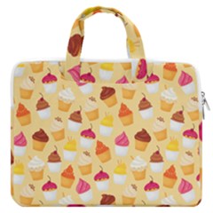 Cupcakes Love Macbook Pro Double Pocket Laptop Bag (large) by designsbymallika