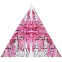 Magenta symmetry IV Wooden Puzzle Triangle View1