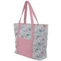 Dino Floral 4x4 Zip Up Canvas Bag View1