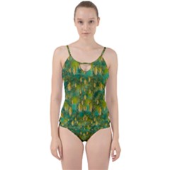 Love To The Flowers And Colors In A Beautiful Habitat Cut Out Top Tankini Set by pepitasart